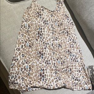 Cheetah print shirt/ dress